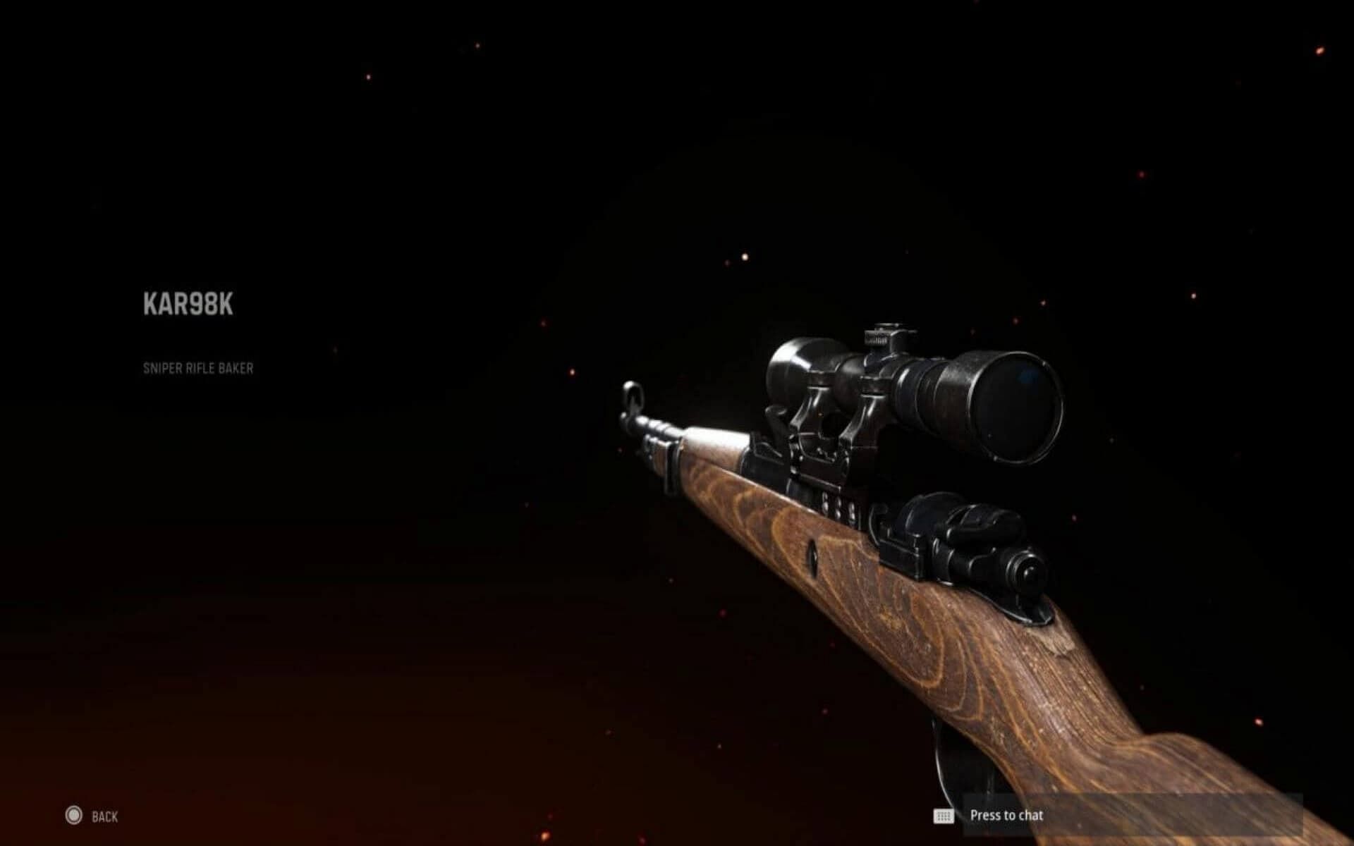 The Kar98k in Call of Duty: Vanguard. (Image via Activision)