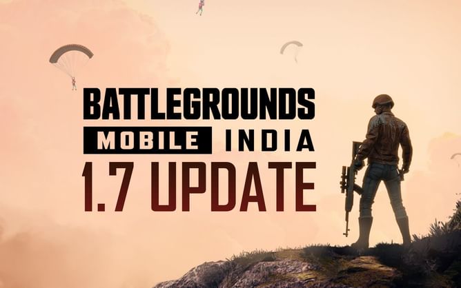 Battlegrounds Mobile India (BGMI) 1.7 update official website, download time for Android and iOS