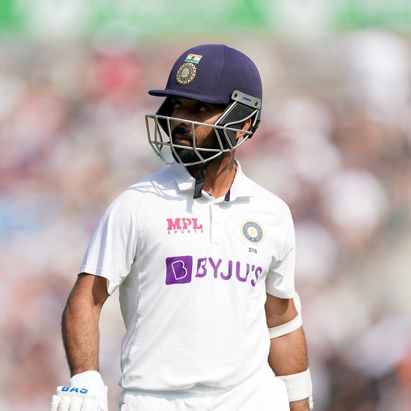 Rahane managed just 4 in the 2nd innings [Image- BCCI]
