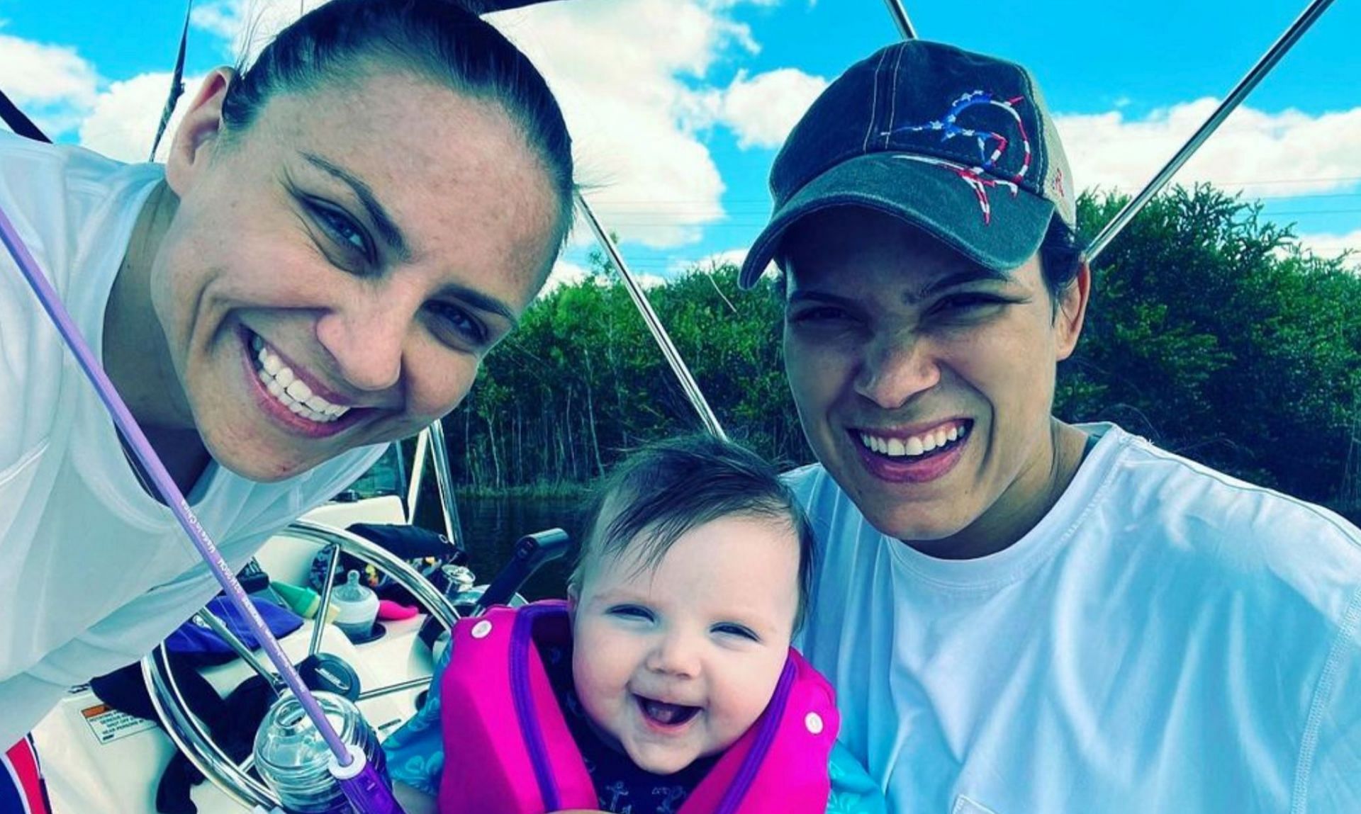 Amanda Nunes and her wife Nina are now proud parents