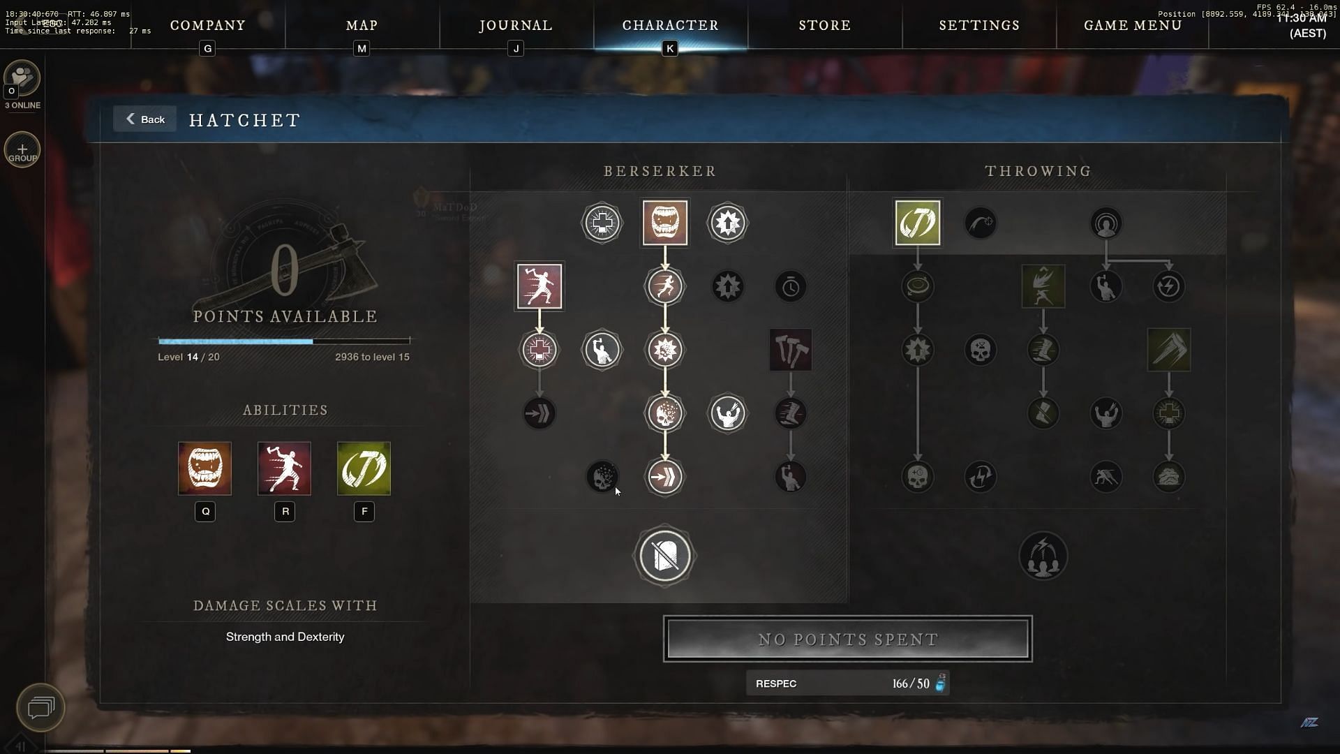 Weapon Mastery for Hatchet (Image via NorZZa)