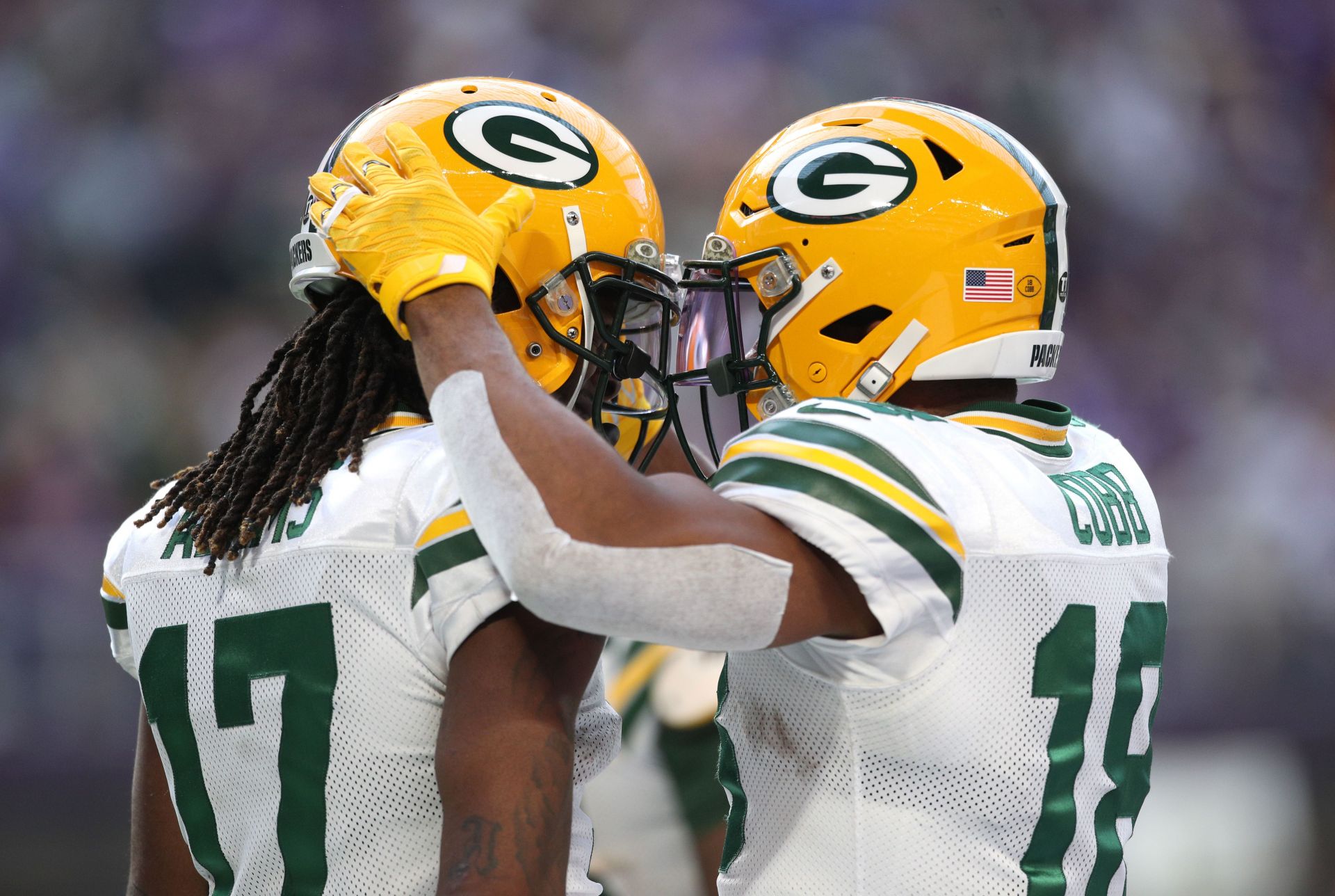 Green Bay Packers WRs Davante Adams and Randall Cobb