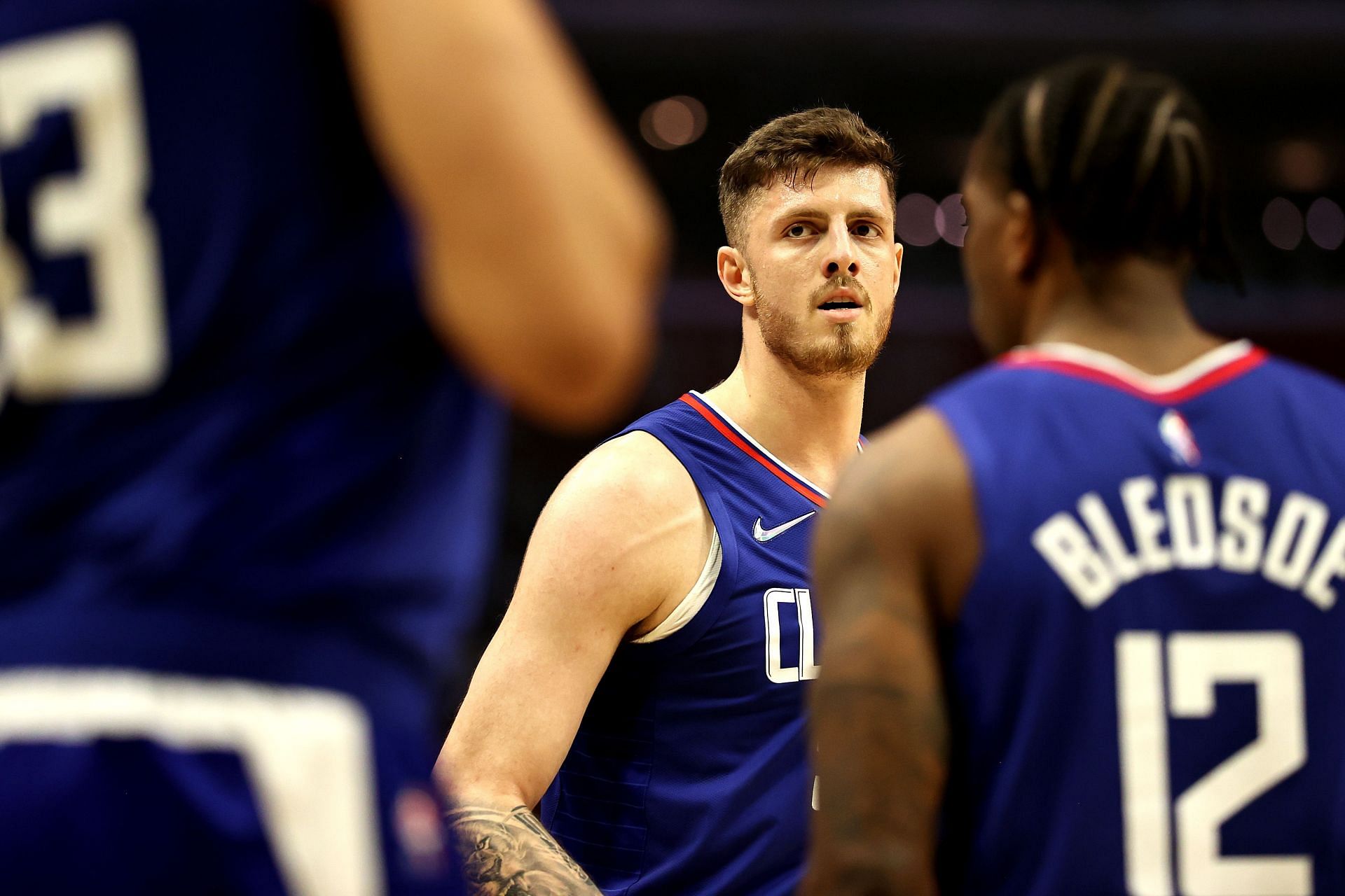 LA Clippers during their game against the Memphis Grizzlies.