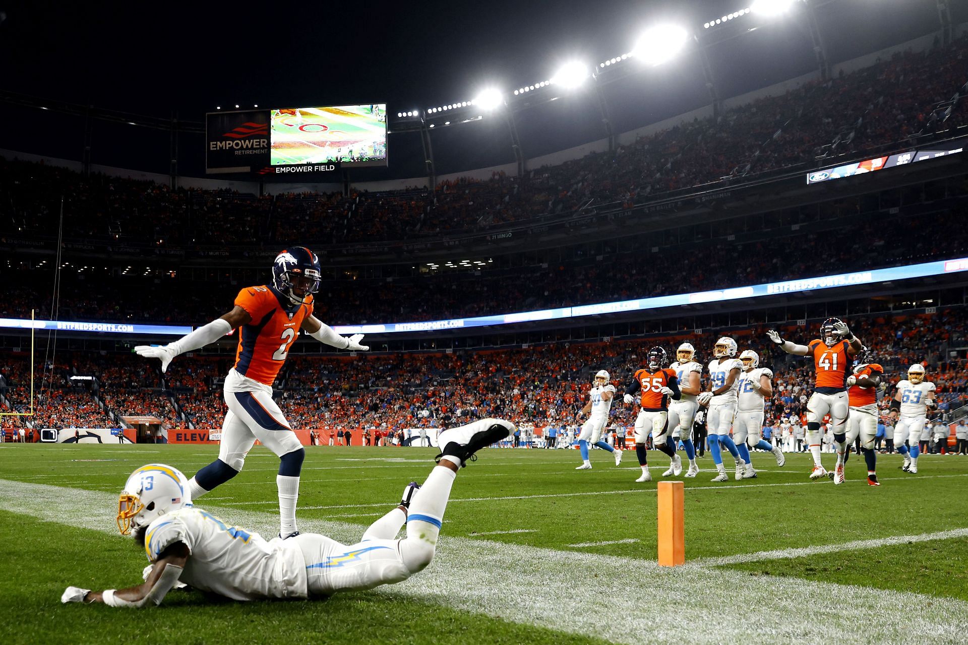 Patrick Surtain II (2) was a major part of Denver&#039;s crucial victory (Photo: Getty)