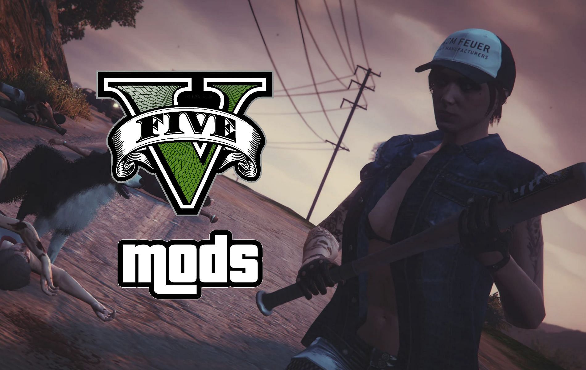 Zombie mods are a popular example of mods that players love to download (Image via GTA5-mods.com)