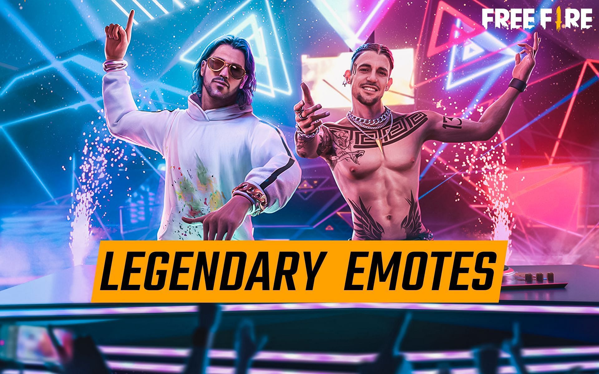The best Legendary emotes in Free Fire as of November 2021 (Image via Free Fire)