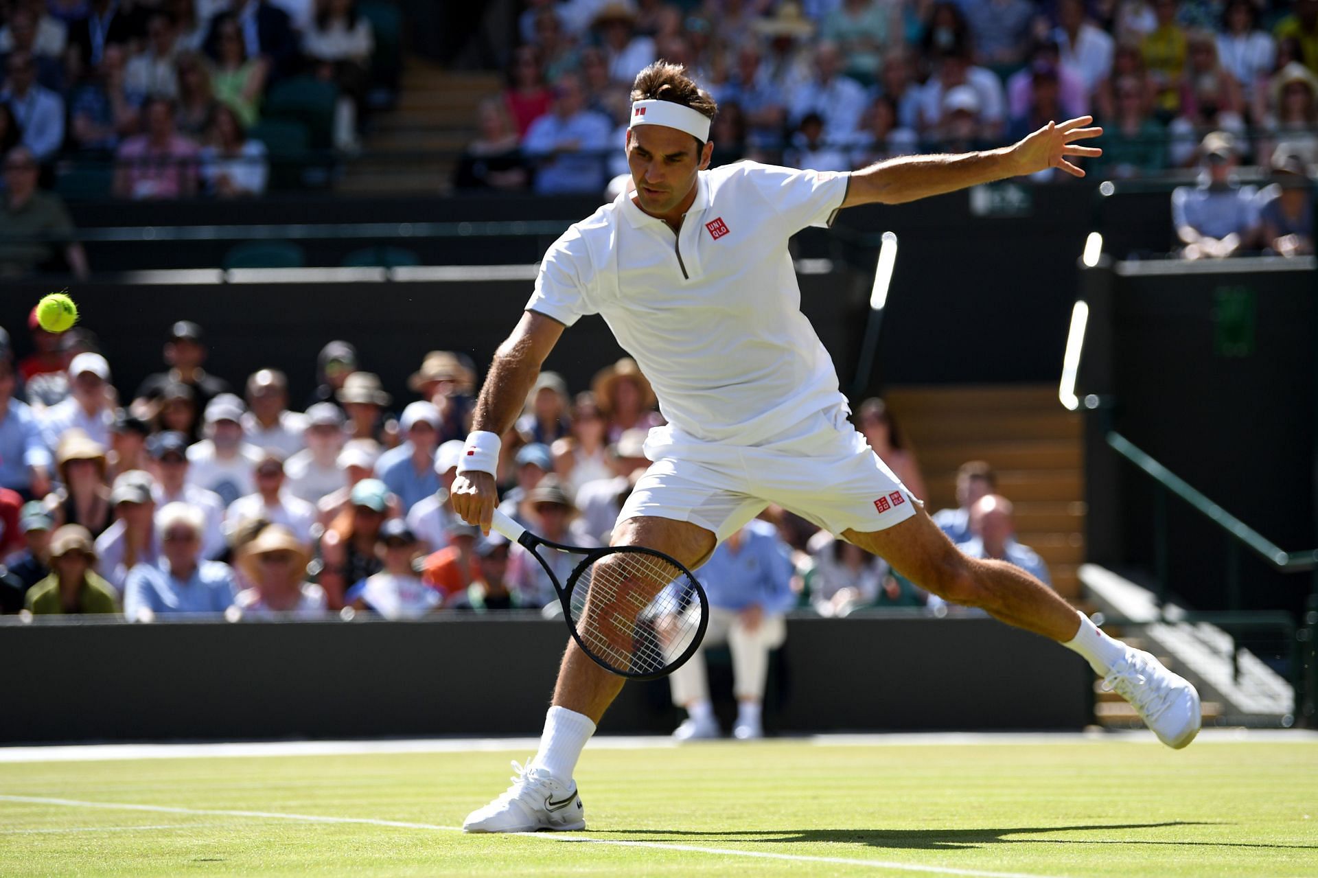 Roger Federer at Wimbledon 2019