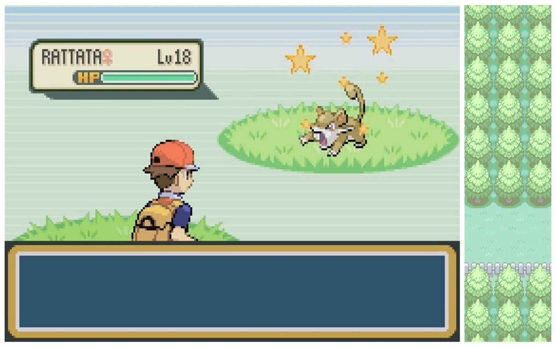 Shiny Rattata turns from purple to gold (Image via Game Freak)