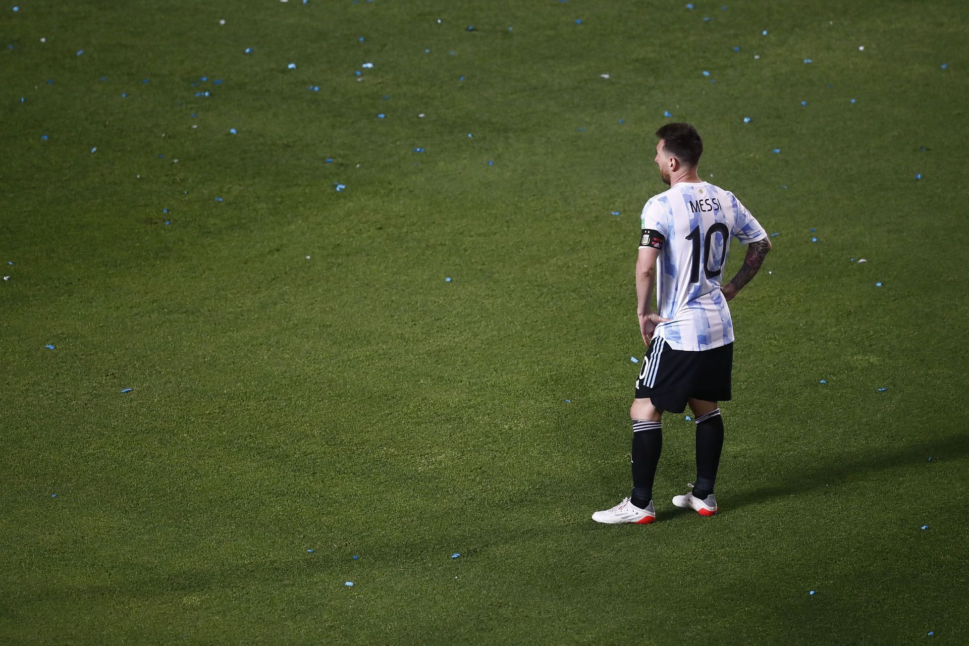 Lionel Messi for Argentina vs Brazil - FIFA World Cup Qatar 2022 Qualifier