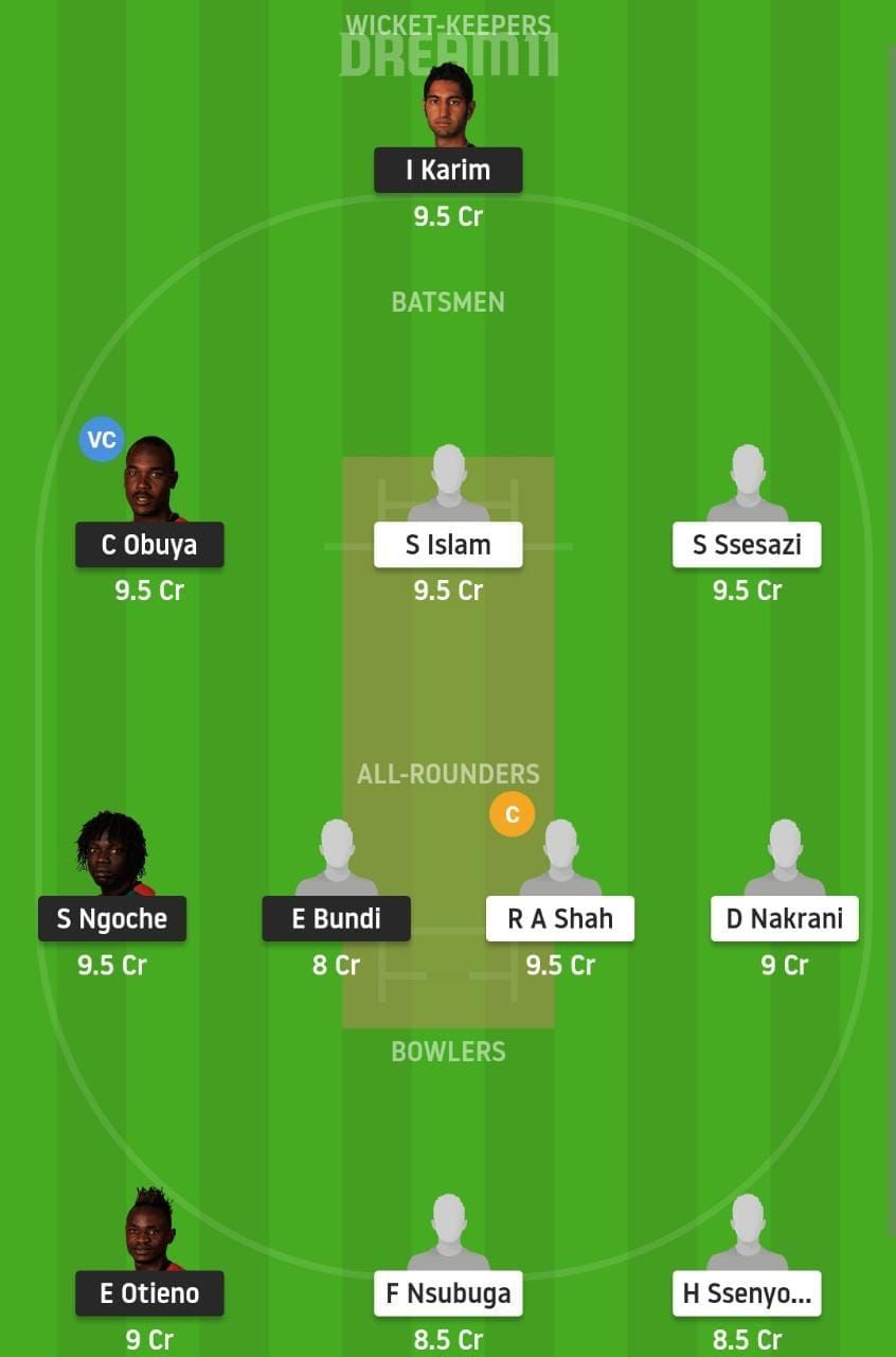 KEN vs UGA Dream11 Fantasy Suggestion #2