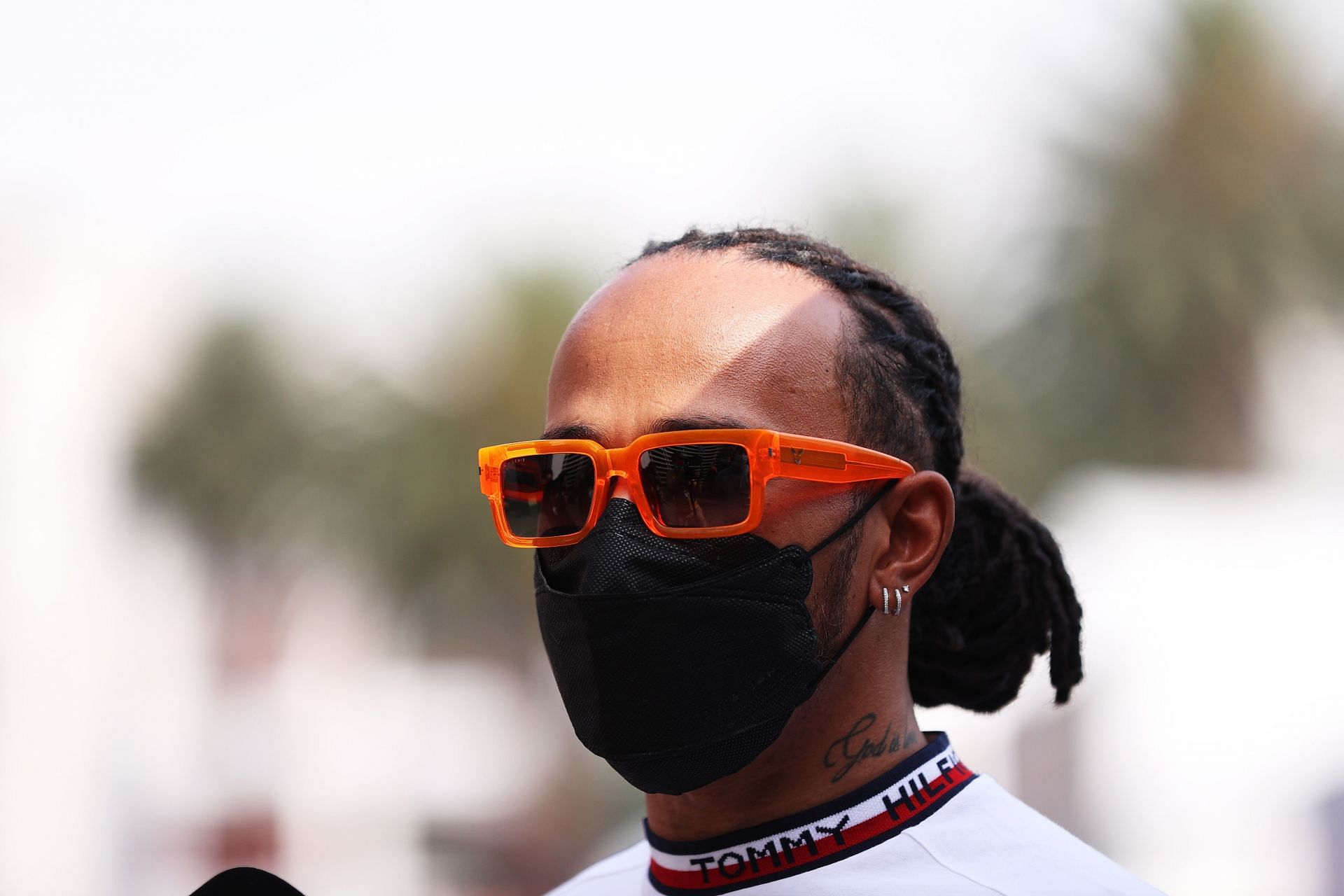 Lewis Hamilton at the Mexican Grand Prix
