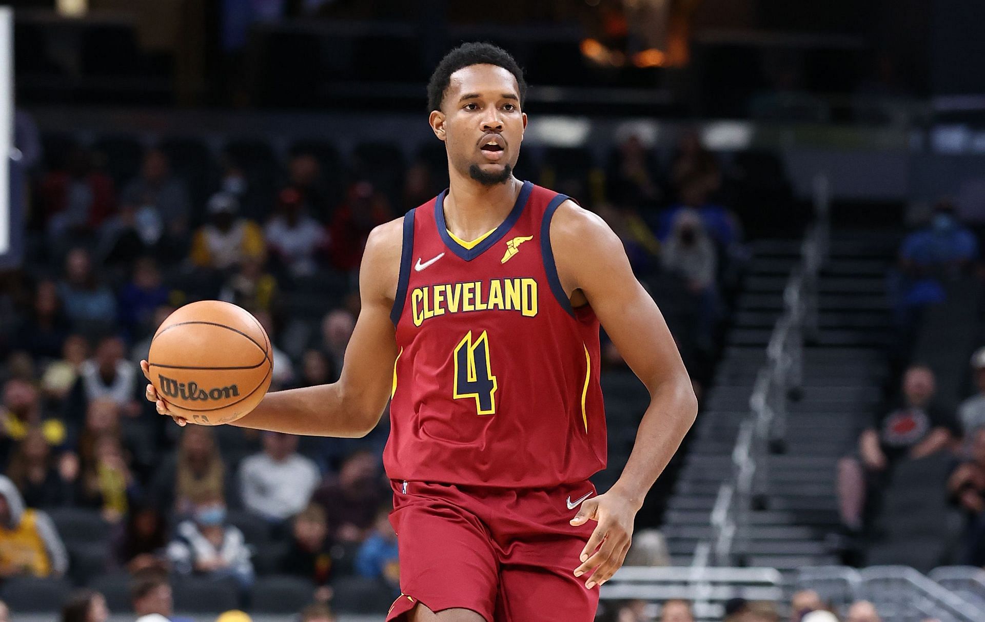 Rookie Evan Mobley of the Cleveland Cavaliers