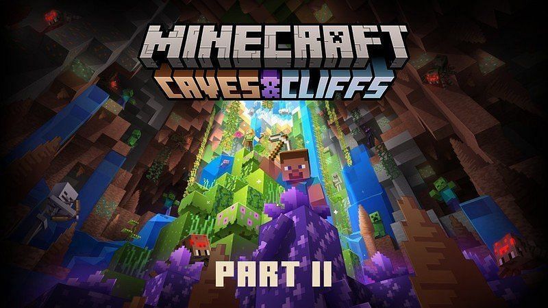 This will be the second and final part of the Caves &amp; Cliffs Update (Image via Minecraft)
