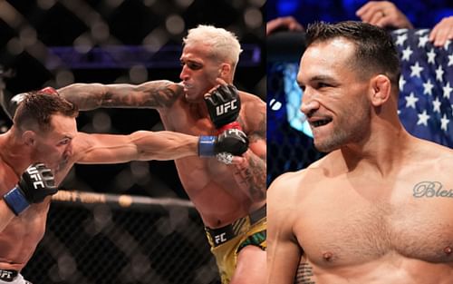 Chandler vs. Oliveira (left); Michael Chandler (right)