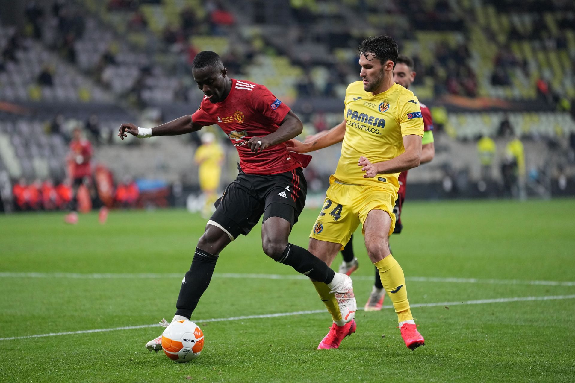Antonio Conte is interested in Eric Bailly (left).