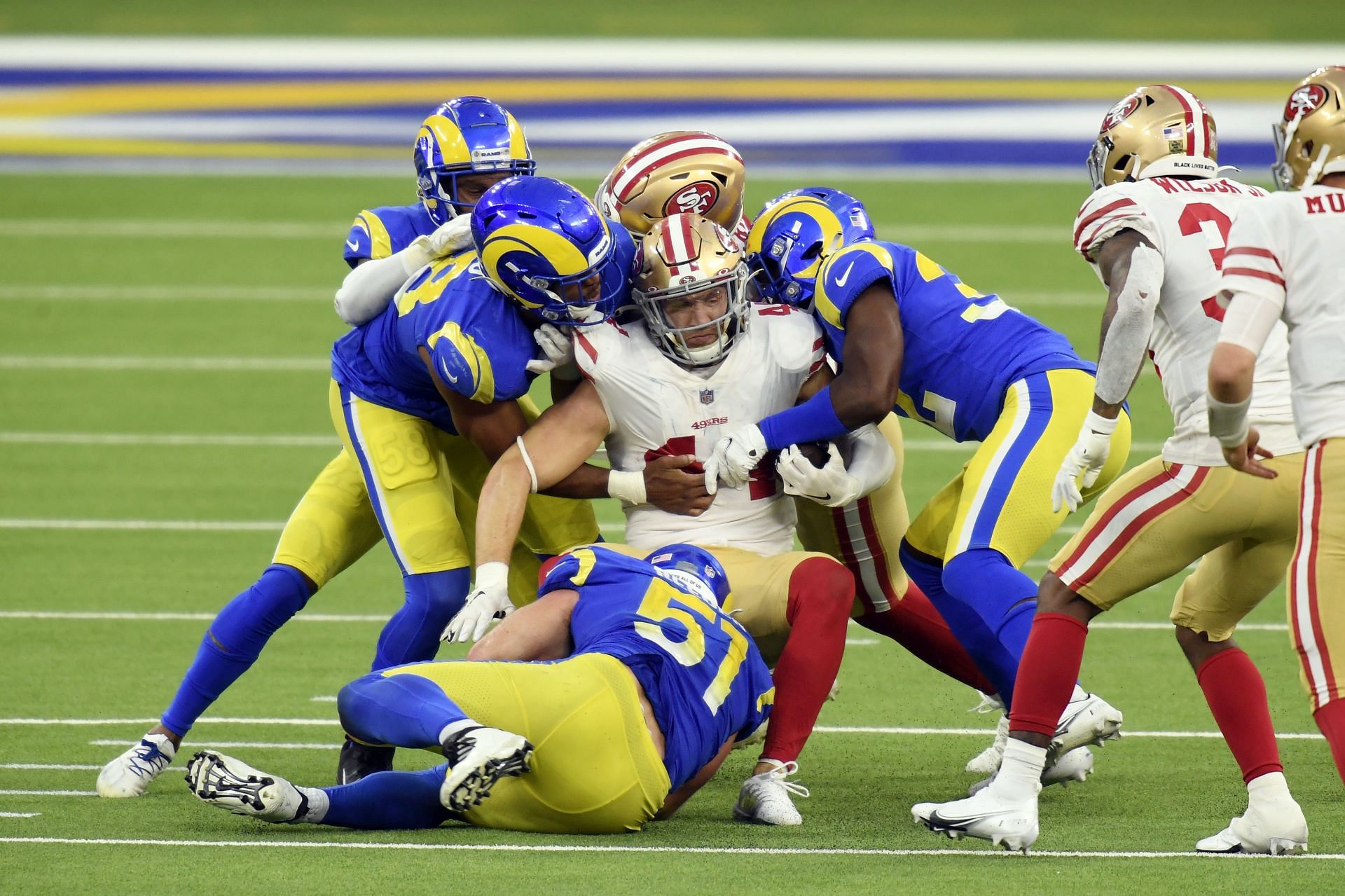 Rams-49ers injury report: Greg Gaines, Van Jefferson held out