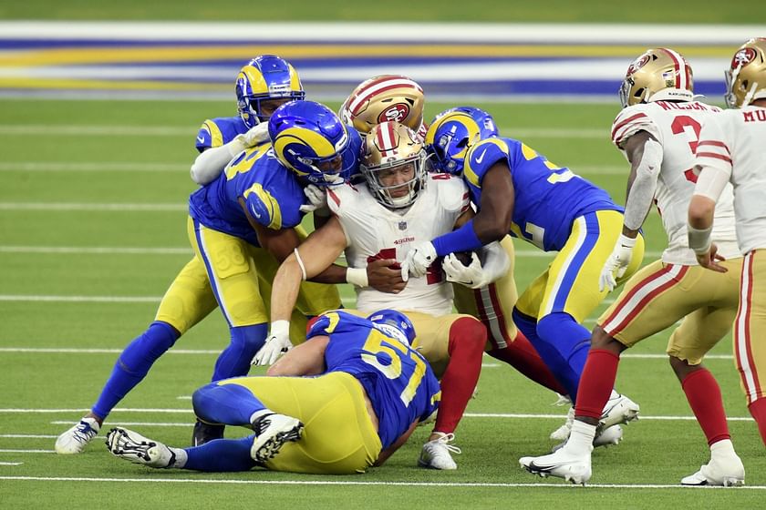 San Francisco 49ers vs LA Rams injury report and starting lineup - NFC  Championship Game