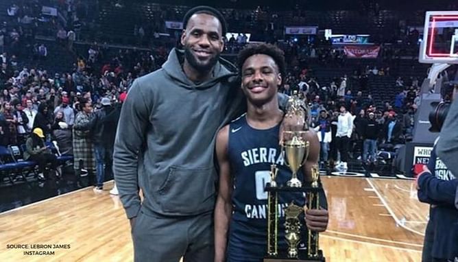 How LeBron James playing with his son Bronny James would be great for the NBA