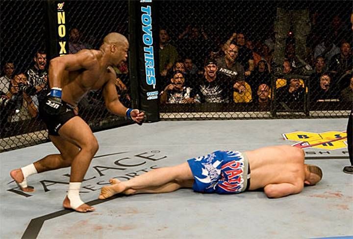 Chuck Liddell ended his UFC tenure with a string of knockout losses after his chin was cracked