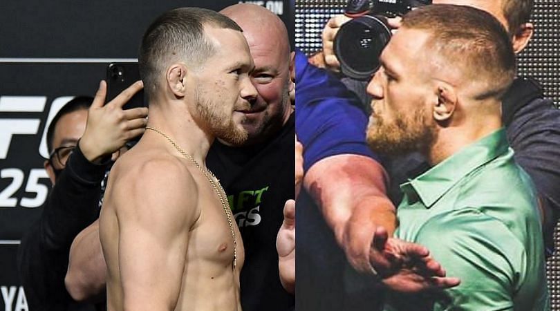 Petr Yan (left) and Conor McGregor (right)