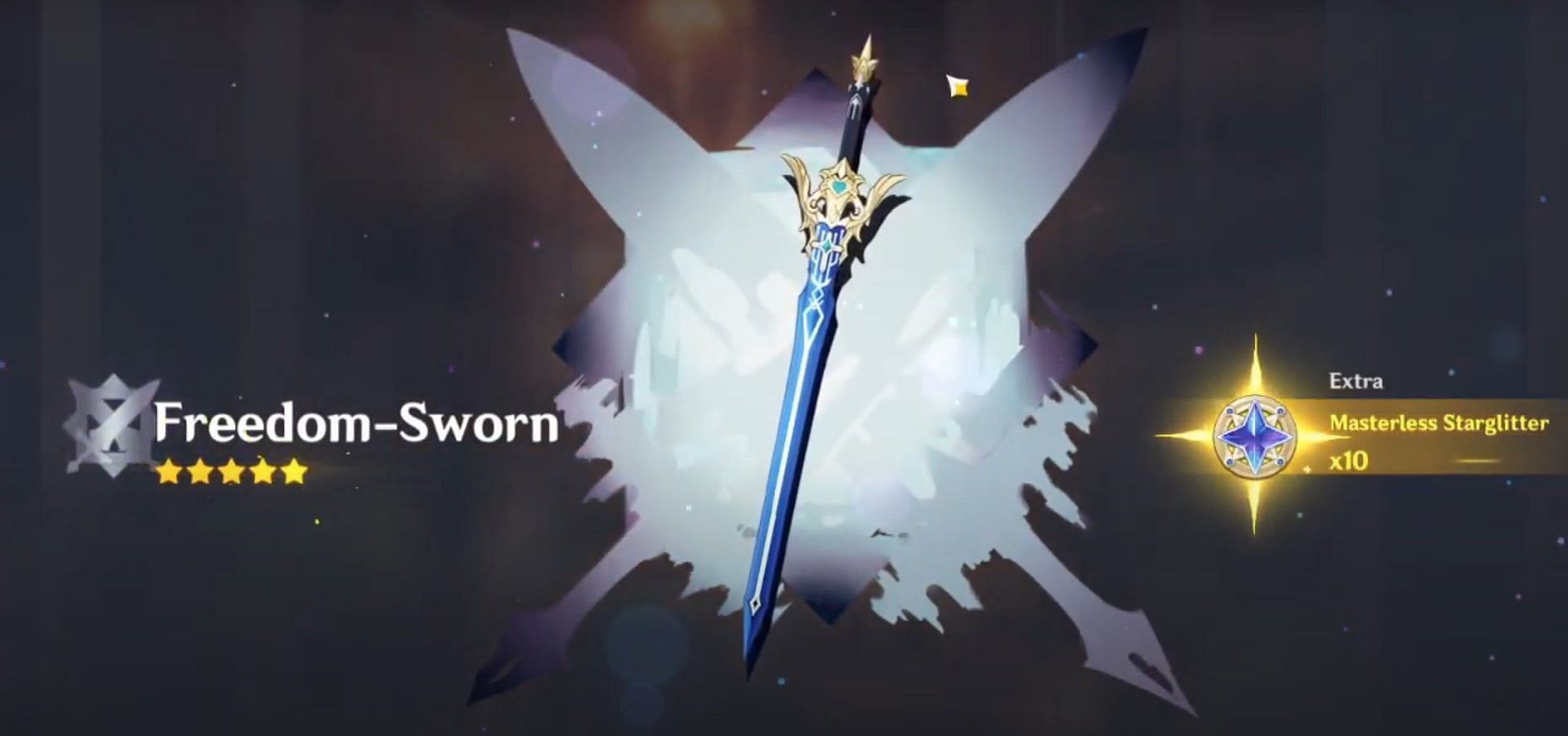 One can get this sword through weapon banners that feature it (Image via Genshin Impact)