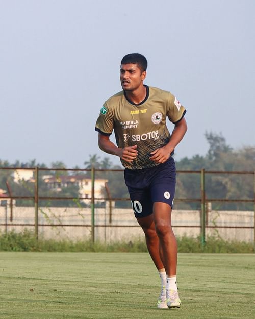 Pritam Kotal is one of the pillars of Antonio Lopez Habas' ATK Mohun Bagan side, (Image Courtesy: ATKMB)