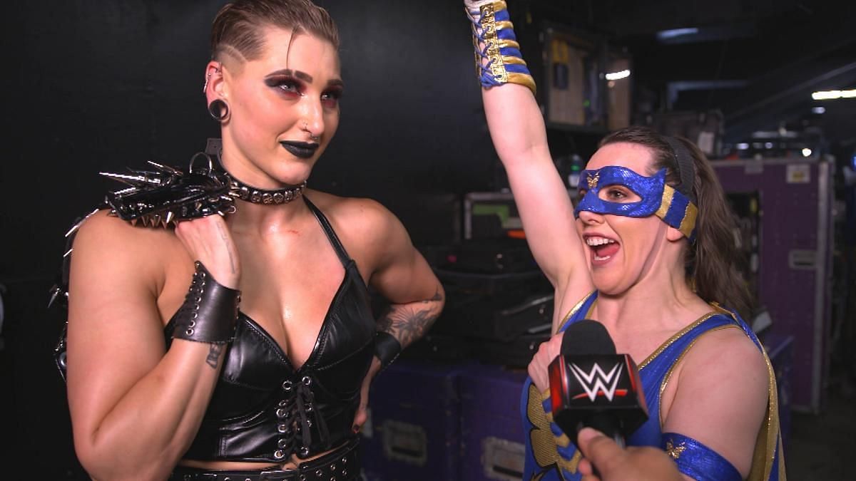 Rhea Ripley and Nikki A.S.H. on WWE RAW