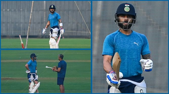 विराट कोहली ने RCB के हेड कोच के साथ किया अभ्यास