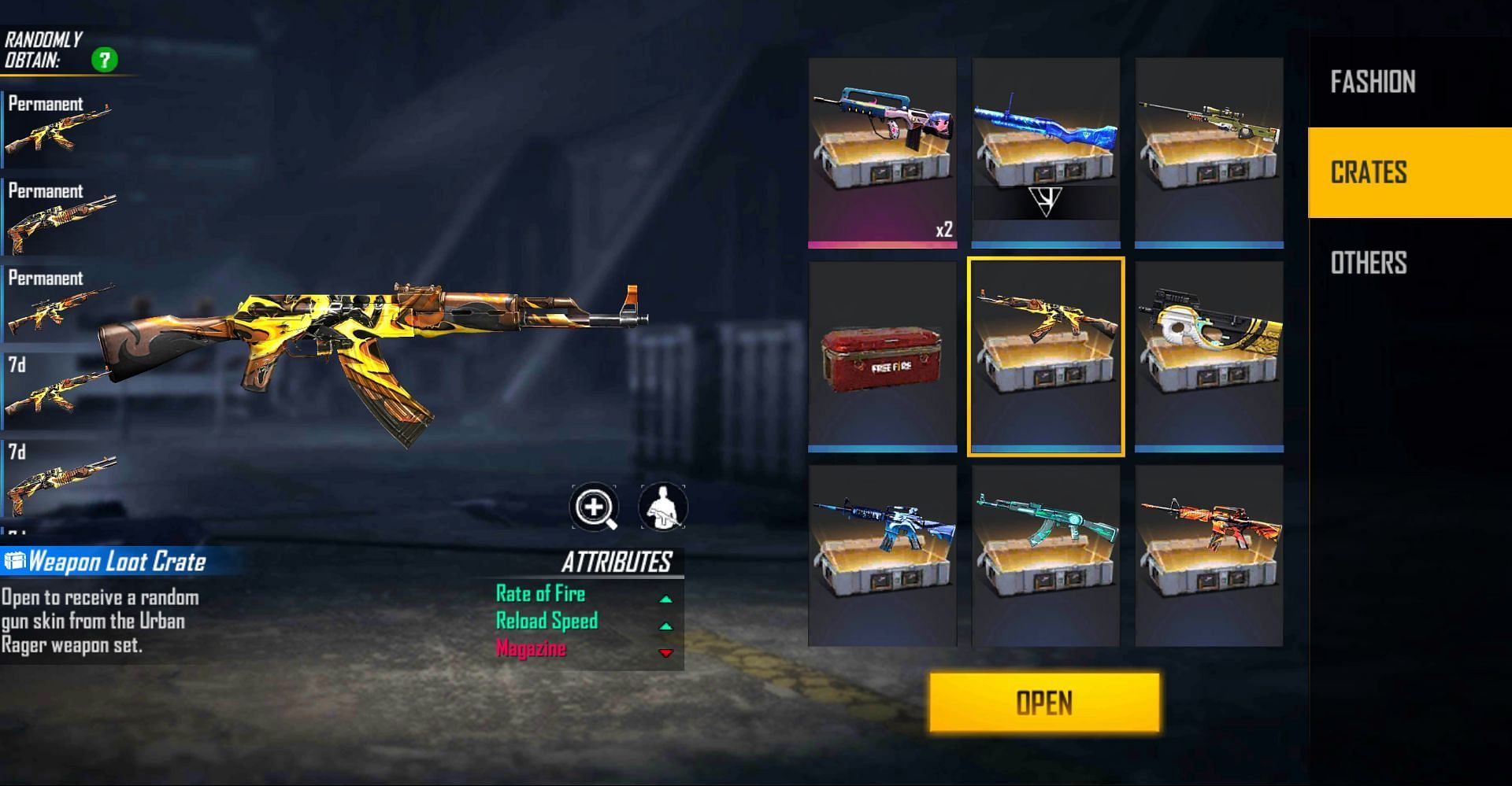 Players will receive a gun crate and backpack (Image via Free Fire)