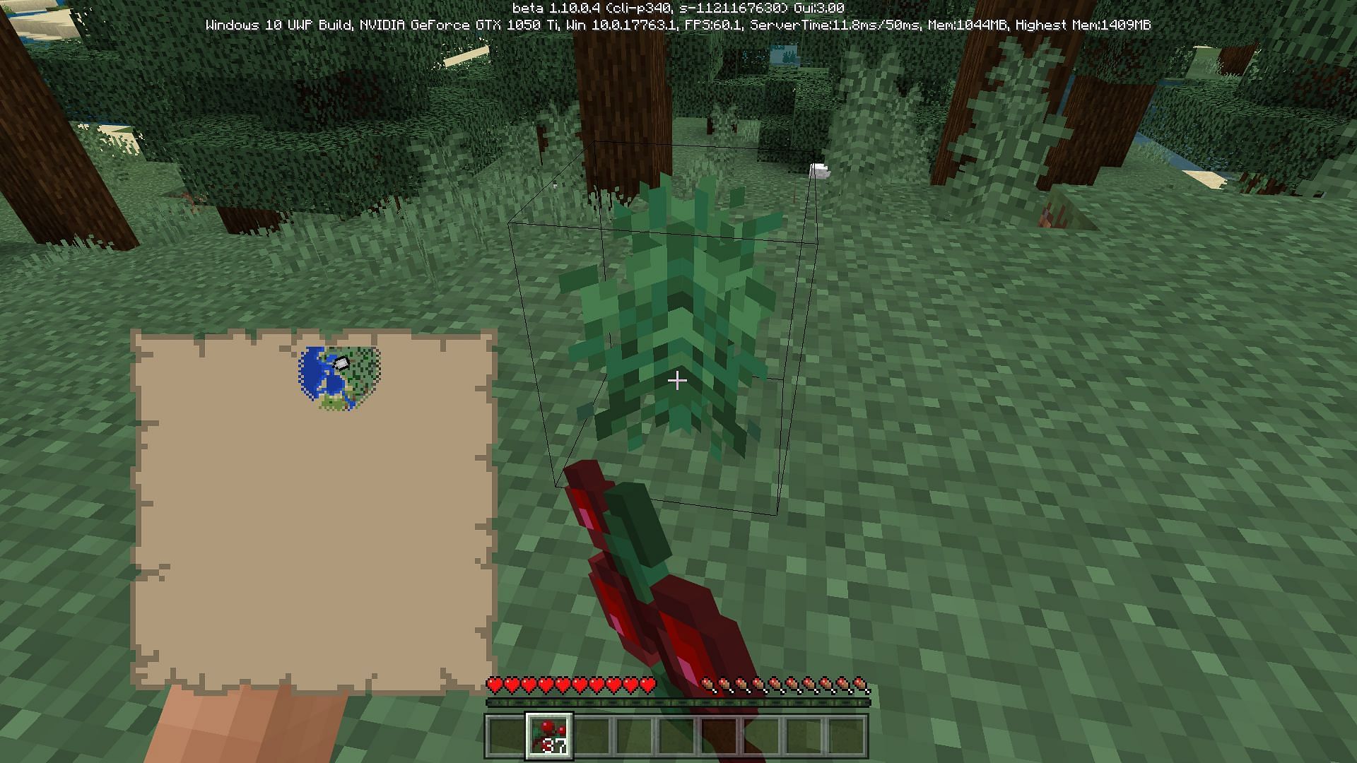 Sweet berries will grow continuously as long as the plant remains (Image via Minecraft)