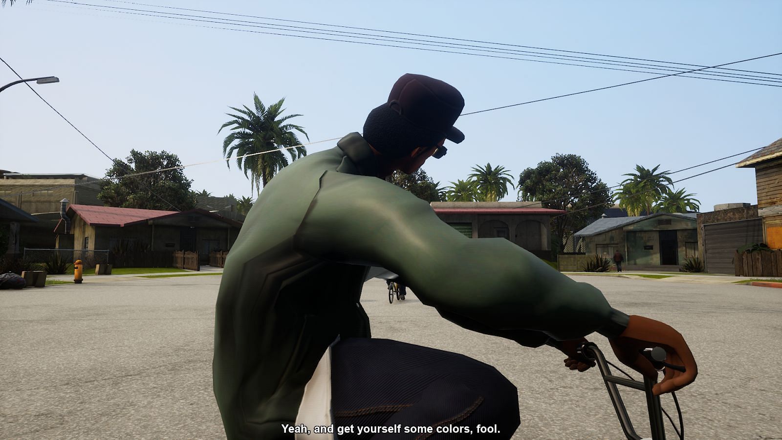 Disproportionate sizing in Grand Theft Auto: San Andreas The Definitive Edition (Image by Rockstar)
