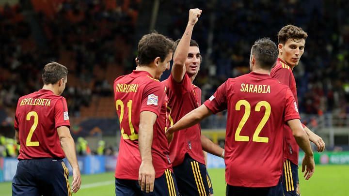La Roja are competing with Sweden for a direct qualification spot.