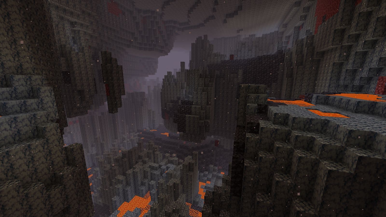 Basalt Deltas in Nether (Image via Minecraft)