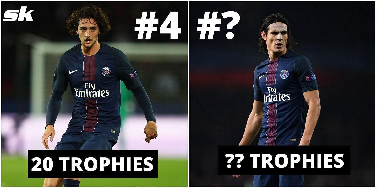 Who has won the most number of trophies with PSG?