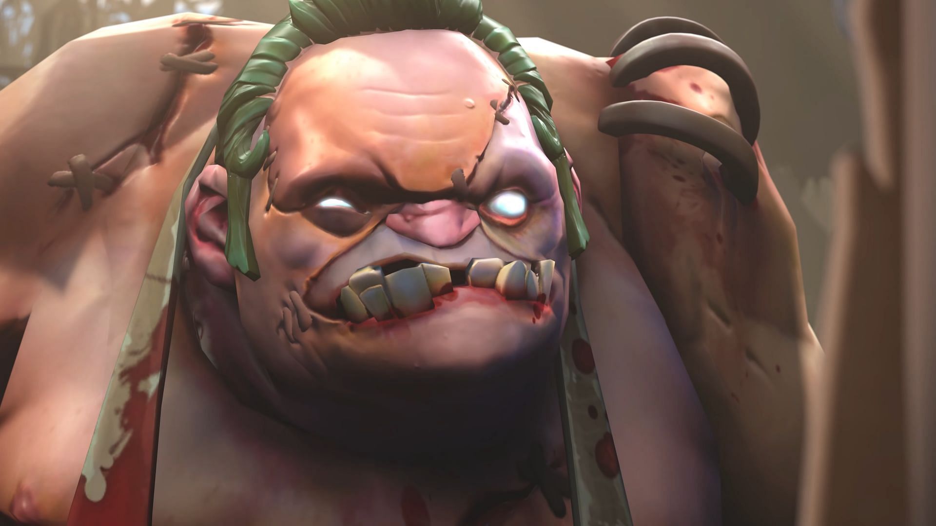 The perplexed Butcher (Image via DOTA 2)