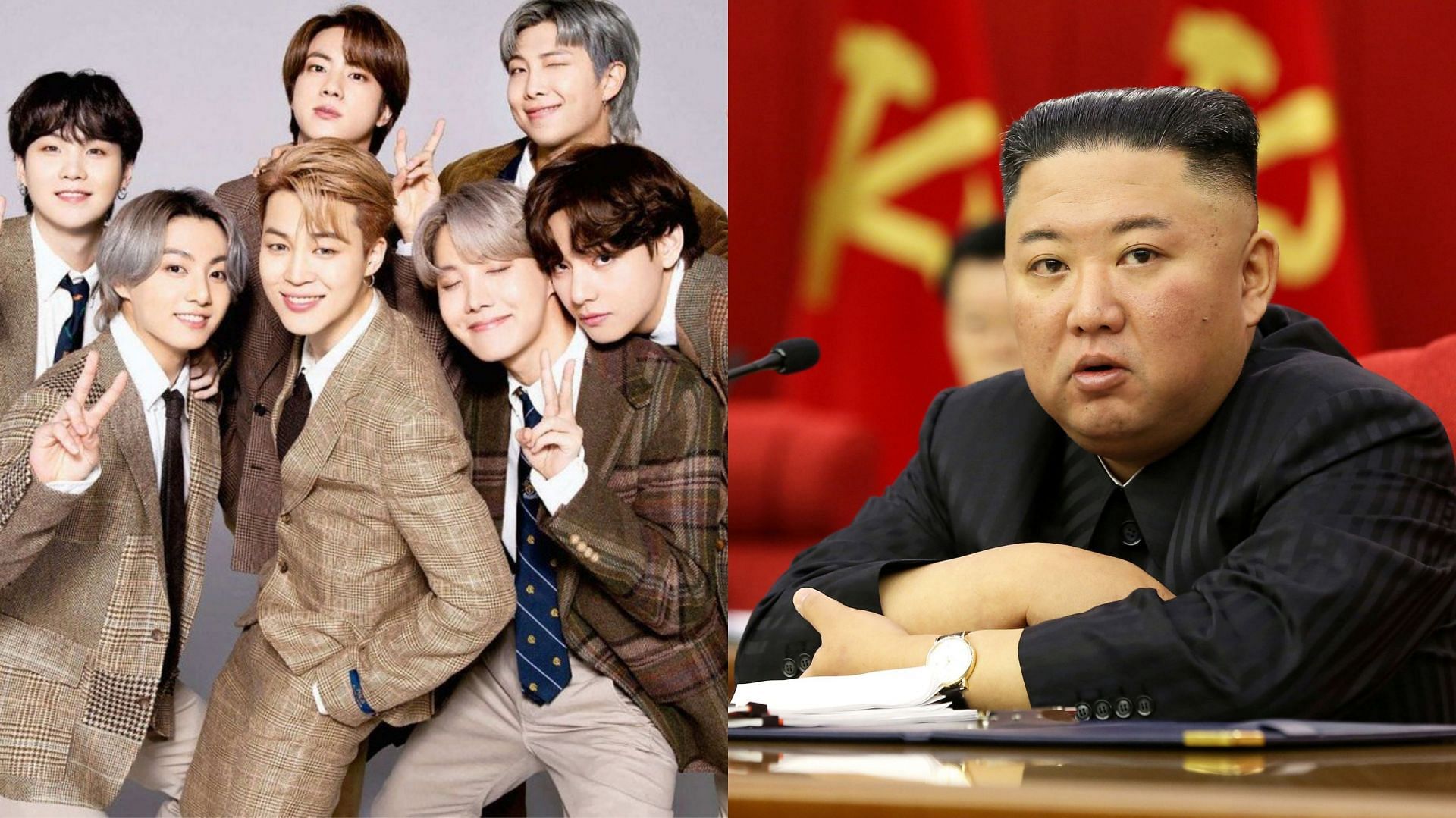 All South Korean media is strictly forbidden in North Korea, including BTS. (Image via Reuters, @bighitentertainment)