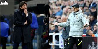 Thomas Tuchel reacts to former Chelsea boss Antonio Conte being favorite to take over as manager at Spurs