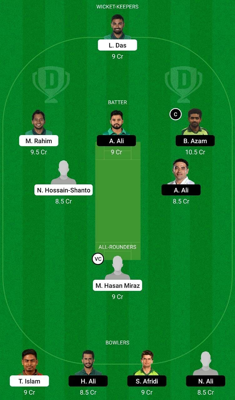 BAN vs PAK Dream11 Fantasy Tip #1