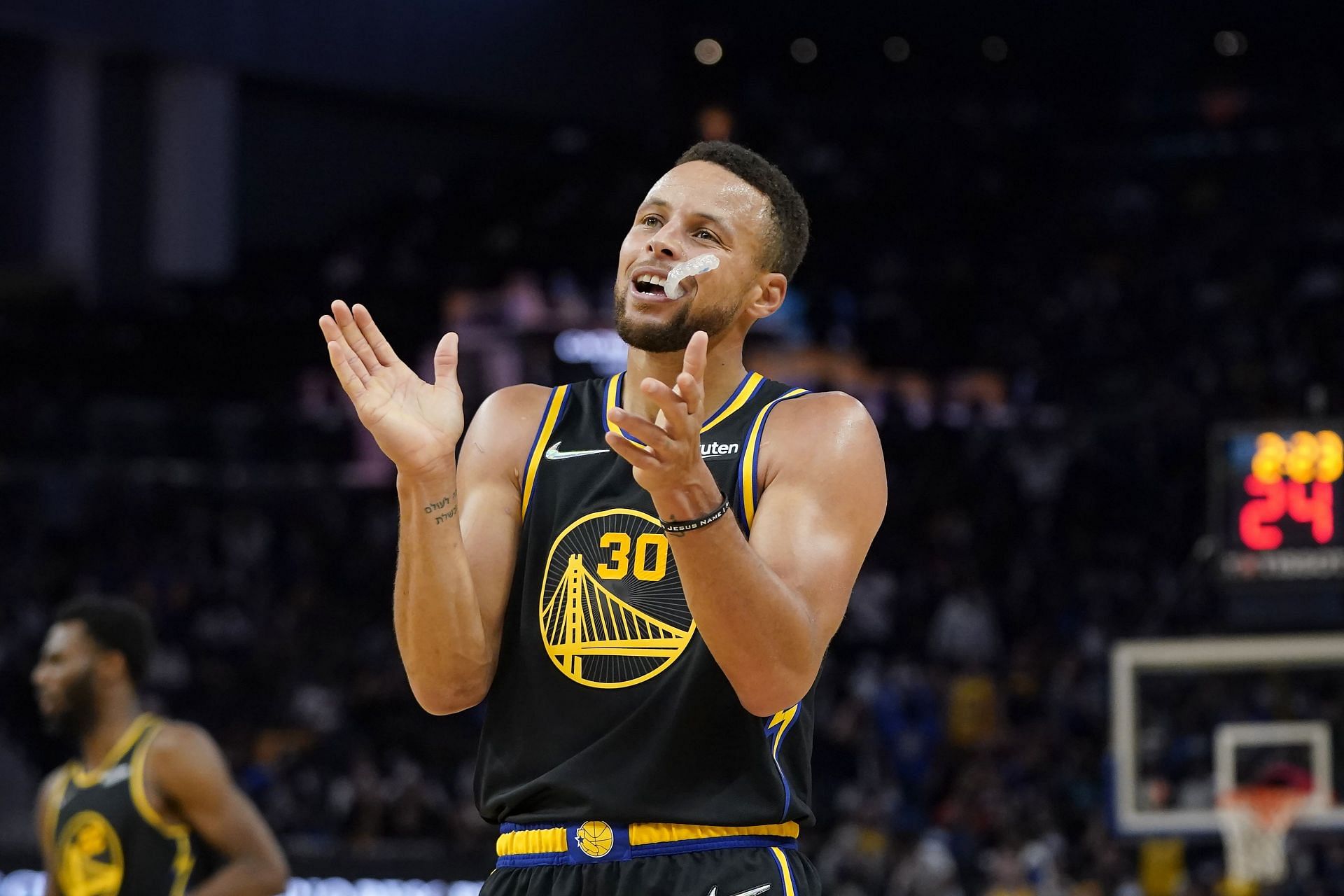 Golden State Warriors star Stephen Curry has the Warriors firing on all cylinders