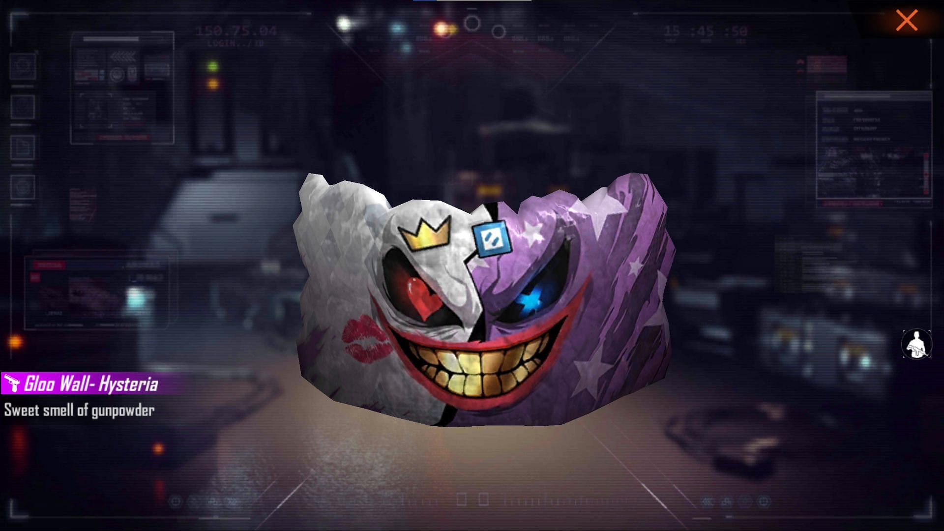 Hysteria gloo wall was available as a free reward a few months back (Image via Garena)