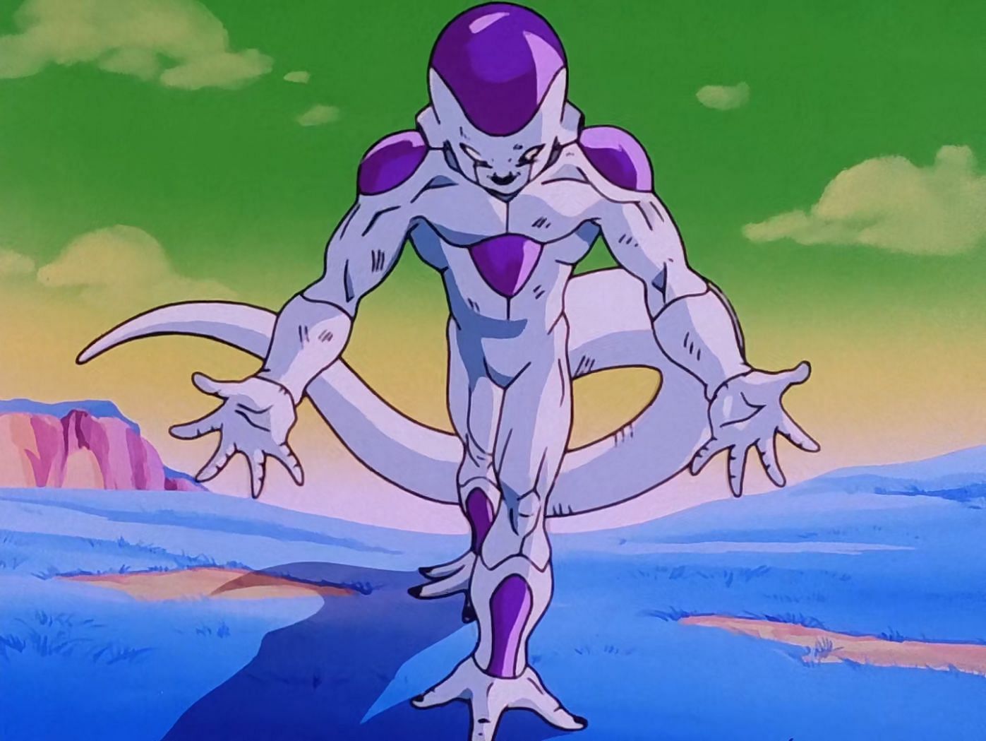 Frieza&#039;s final form, as seen in Dragon Ball Z. (Image via Toei Animation)