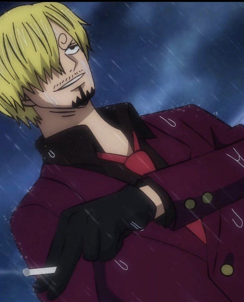 Sanji as seen in the Onigashima Raid buildup in the One Piece anime&#039;s Wano arc. (Image via Toei Animation)