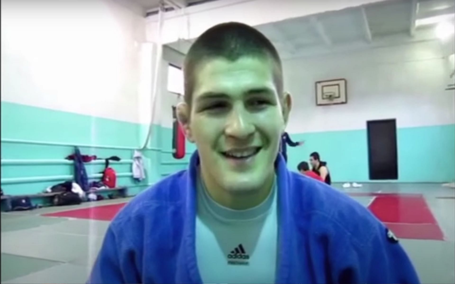 A snippet of Khabib Nurmagomedov from his vlog [Image Credits- @YukaHero on YouTube]