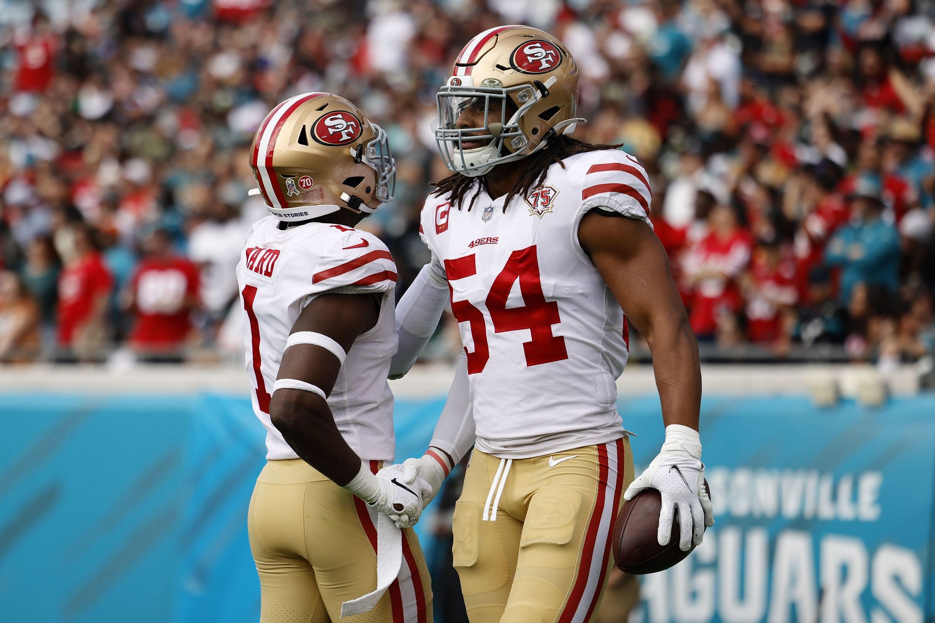 Warner (54) has been a cornerstone of the 49ers&#039; defensive success this season (Photo: Getty)