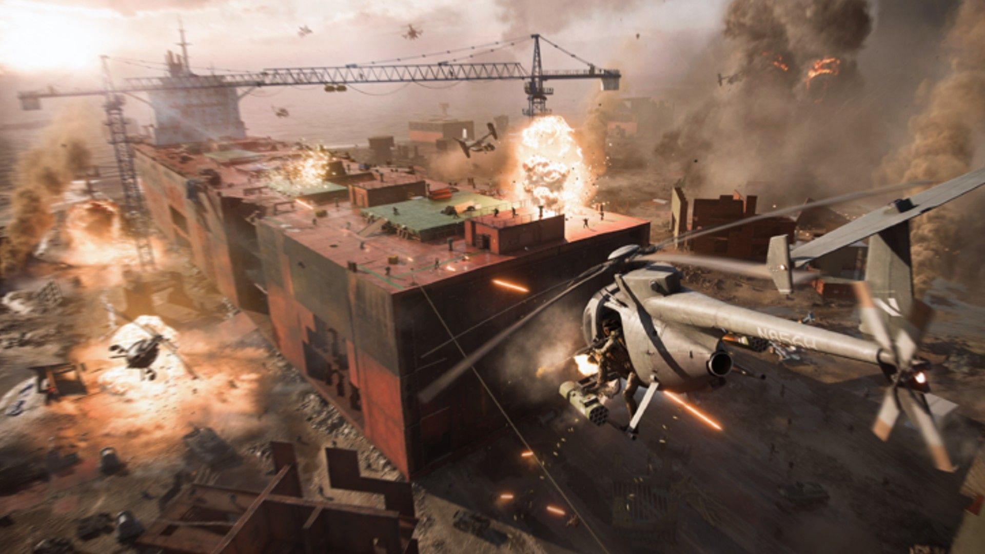 All-out warfare contains the traditional Battlefield modes (Image via Electronic Arts)