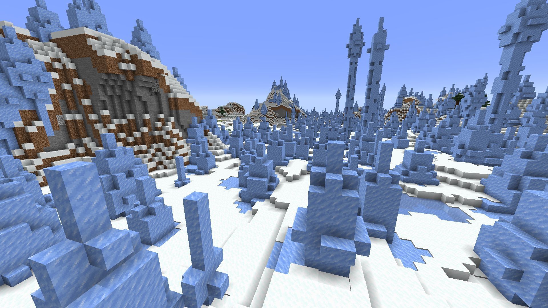 Ice spikes biome (Image via Minecraft)