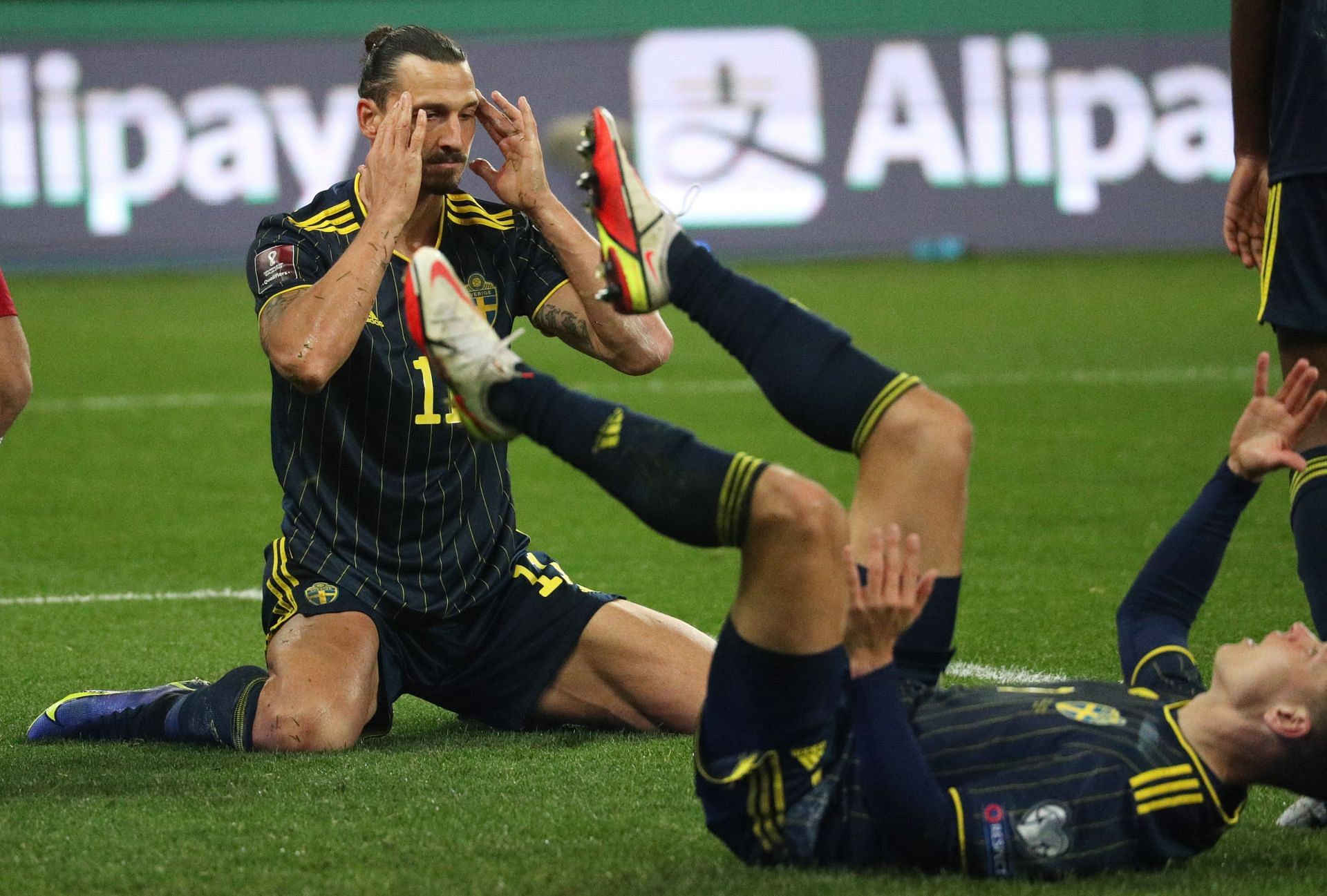 Sweden suffered a shock 2-0 defeat at Georgia.