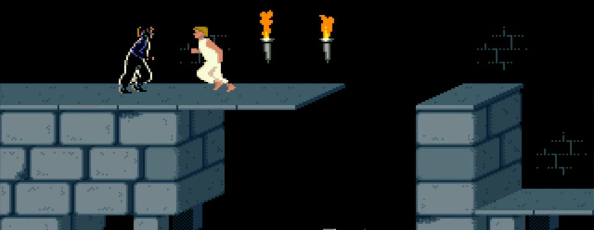 The Prince and the Shadow merging (Image via Prince of Persia 1989)