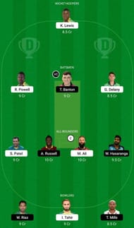 NW vs DG Dream11 Fantasy Tip #1