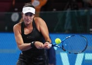 Garbine Muguruza in action at the VTB Kremlin Cup